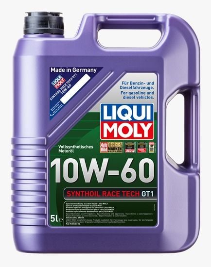 LIQUI MOLY 10W/60 Motor Yağı Synthoil Race Tech GT1 5 Litre