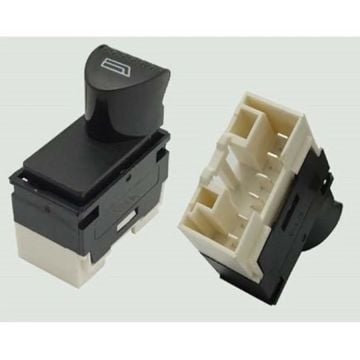 Fiat Albea Marea Brava Bravo Palio 2003 Sonrası Cam Düğmesi Soldan Sağı Açan Siyah Beyaz