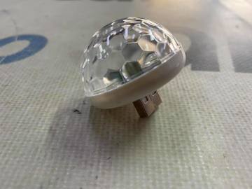 Usb Bellek Işıklı Disko Topu Sese Duyarlı
