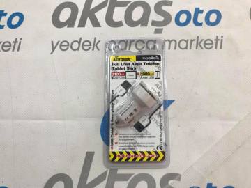 İkili Usb Akıllı Telefon Tablet Şarjı