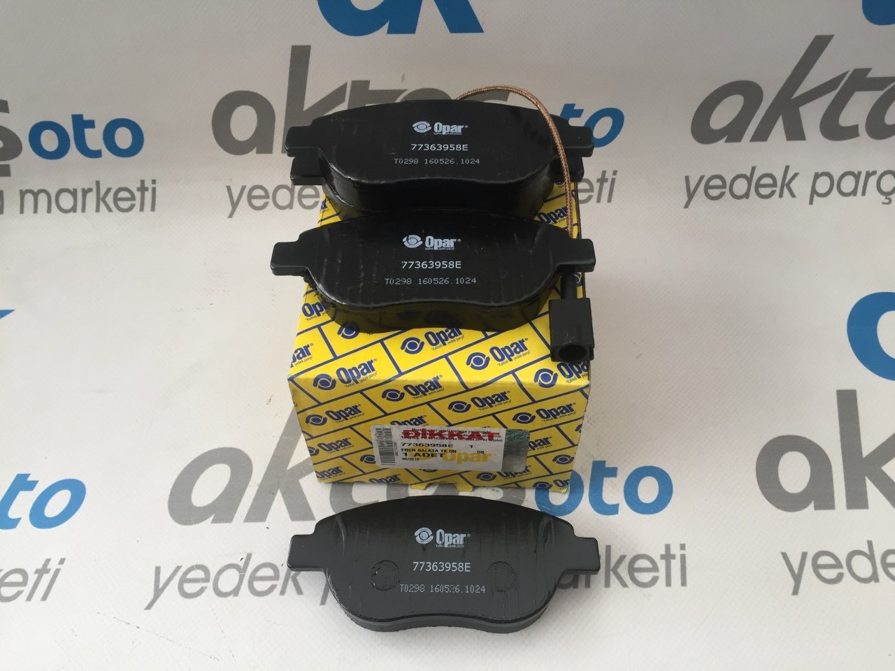 Ön Balata Linea Doblo Tek Fişli  Yeni Tip