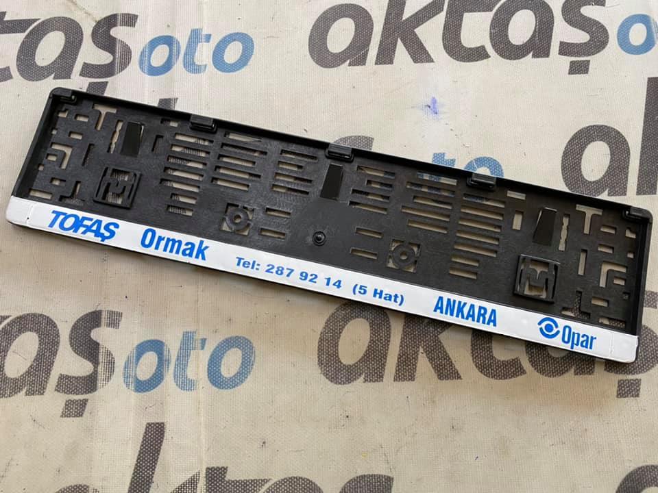 Plaka Plastiği Ormak Yazılı Adet