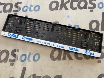 Plaka Plastiği Ormak Yazılı Adet