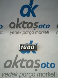 1600 Yazısı Arka Çamurluk Eski Model