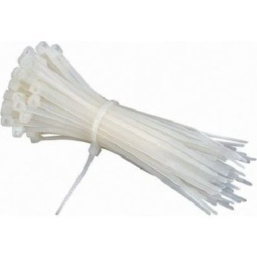 Plastik Kelepçe Paket Beyaz 100 Adet
