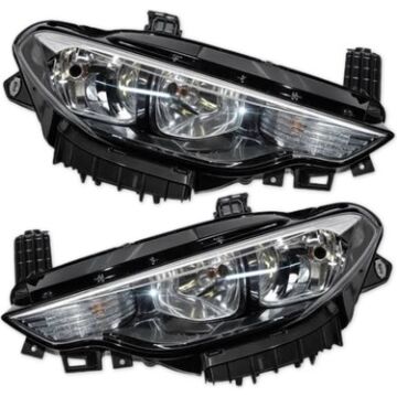 Fıat Egea Ön Far Takımı Sağ Sol Motorlu Siyah Ledsiz