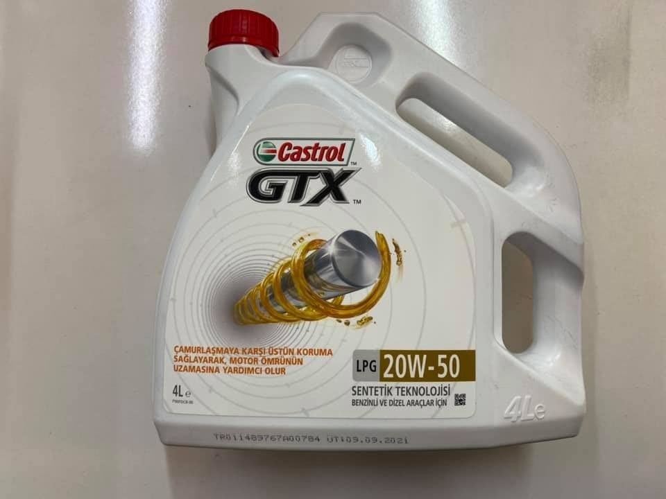 Motor Yağı 20/50 4 Litre Castrol
