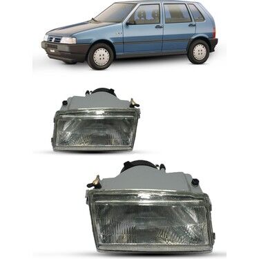 Fiat Uno Ön Far Sağ-Sol Çift