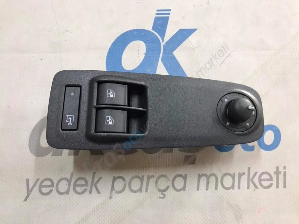 Cam Düğmesi Ducato Ayna Ayar Düğmeli Sol