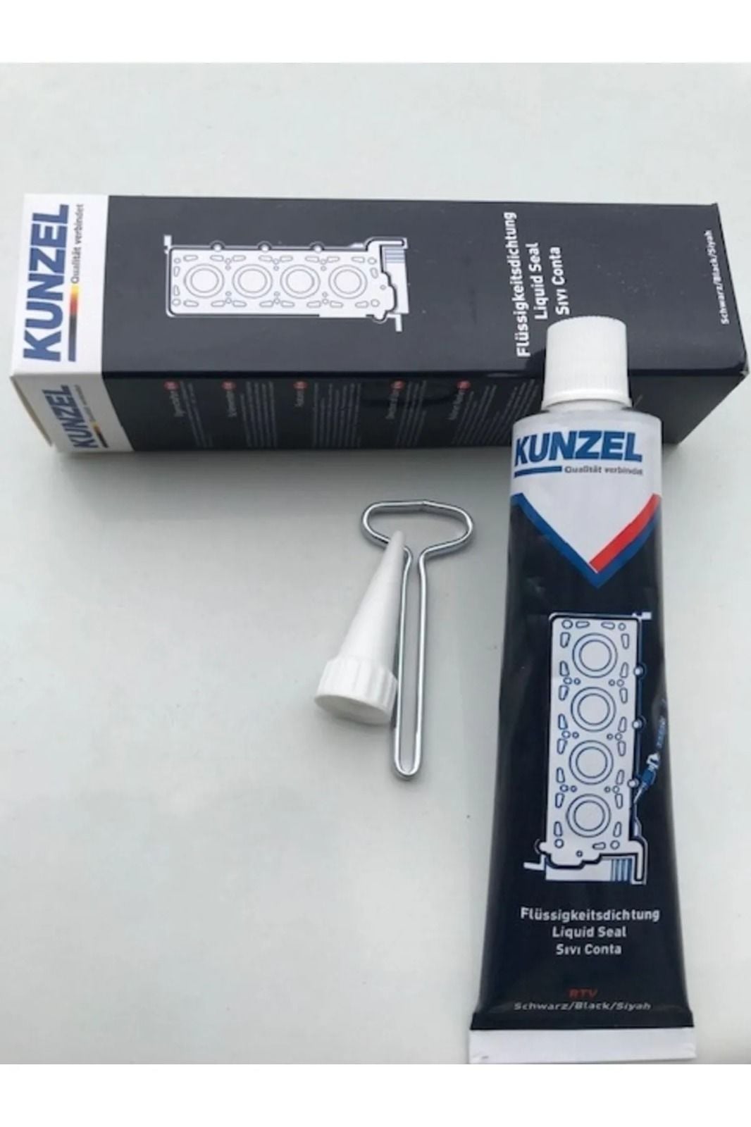 Kunzel Sıvı Conta Rtv Siyah 80 ML