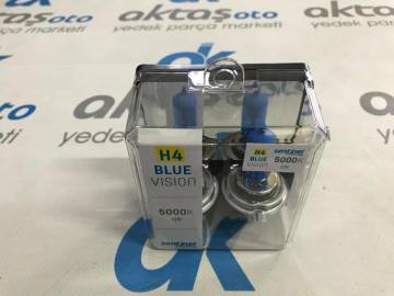 H4 Far Ampülü Çift 5000 Kelvin