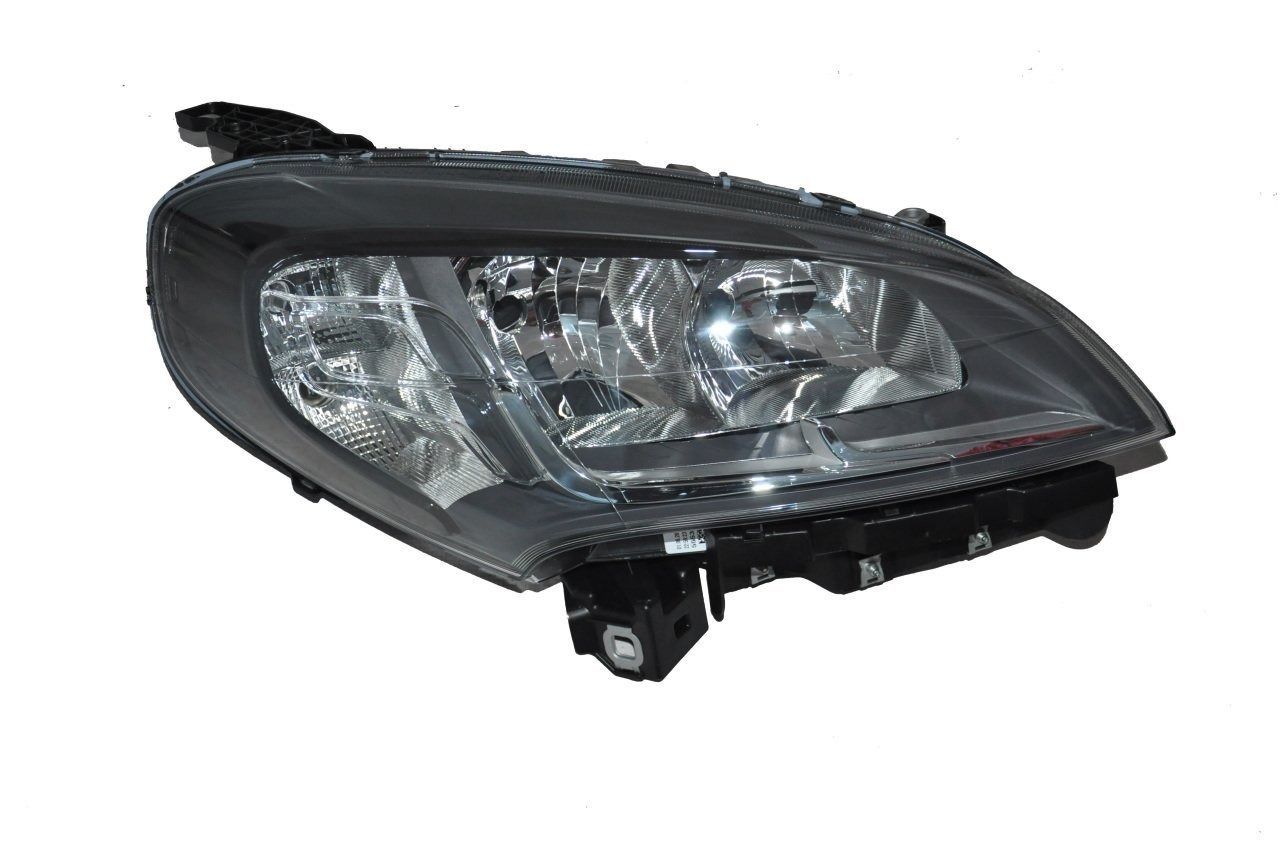 Fiat Doblo Sağ Far 2015 Sonrası Siyah Çerçeveli