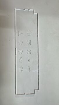 Tempra Tipo Digital Gösterge İkaz Camı Pleksi