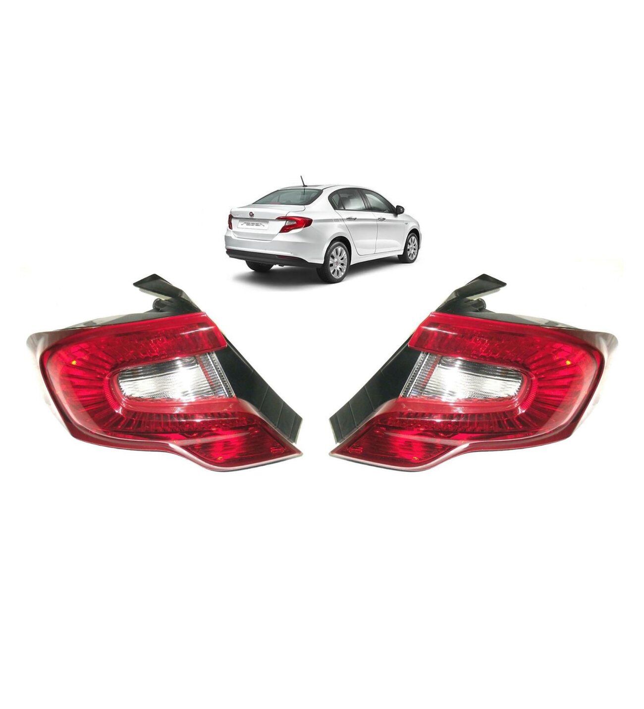 Fiat Egea Sedan Sağ-Sol Arka Stop Lambası Çifti